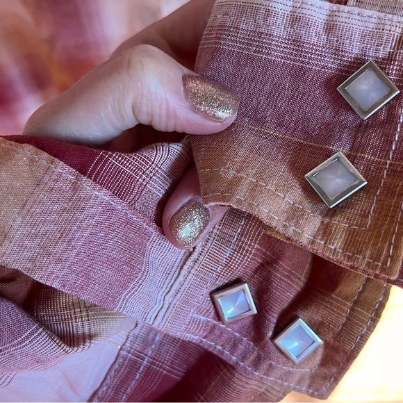 Wrangler embroidered snap button cowboy cowgirl western shirt - Picture 6 of 10